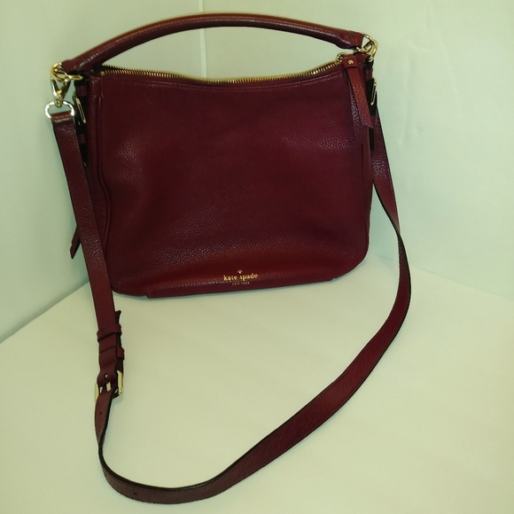 kate spade Handbags - Kate Spade maroon crossbody bag